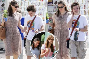 Jennifer Garner enjoys a day out with Seraphina and Samuel after dropping Violet off at college