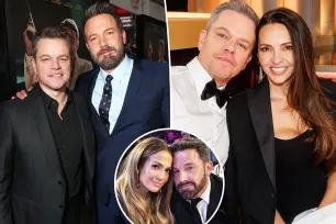 Ben Affleck leans on BFF Matt Damon as he joins family dinner amid Jennifer Lopez divorce