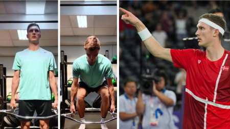 Want a jump smash like Viktor Axelsen? Olympic champion reveals his workout secrets