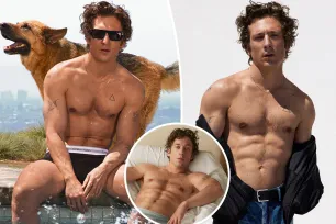 Shirtless Jeremy Allen White’s abs steal the show in new Calvin Klein campaign