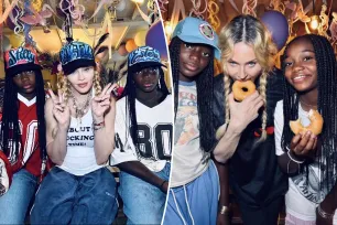 Madonna throws fun-filled birthday party for her 12-year-old twins: Water slide, ponies and more