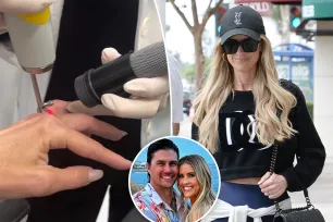 Christina Hall has ring-finger tattoo removed amid divorce from estranged husband Josh