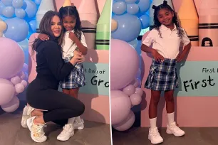 Khloé Kardashian is ‘not OK’ after sending daughter True off to first grade: See the sweet pics