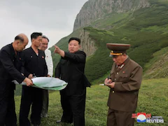 North Korea's Kim Jong Un Attends Test-Firing Of Rocket Launcher