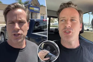 Armie Hammer forced to sell favorite truck after cannibalism scandal led to ‘career death’: ‘Can’t afford the gas anymore’