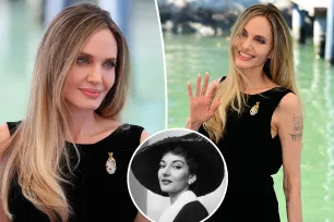 Angelina Jolie honors Maria Callas by wearing the opera singer’s Cartier jewelry at Venice Film Festival