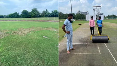 Afghans day out in Greater Noida: Incessant rain, soggy outfield and no pitch to play