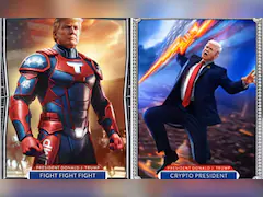 'SuperTrump' And 'Crypto President': Donald Trump Launches Digital Trading Cards