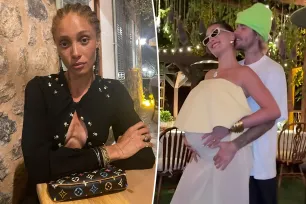 Justin and Hailey Bieber’s model pal Adwoa Aboah accidentally reveals baby Jack’s birth date