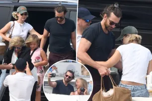 Gigi Hadid seen spending quality time with Bradley Cooper’s daughter, Lea, for first time on family trip to Sardinia