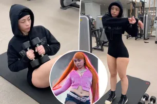 Ice Spice shares compilation of gym videos after denying Ozempic rumors: ‘Beatin’ them allegations’