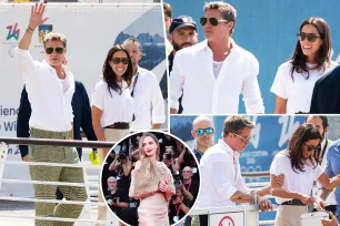 Brad Pitt, girlfriend Ines de Ramon arrive in Venice after film festival works schedule to avoid Angelina Jolie run-in