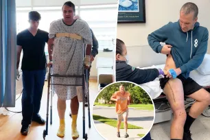 Ryan Lochte shows 10-month recovery journey after breaking his leg in car accident: ‘One step at a time’