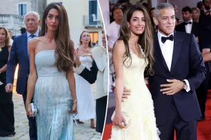 Amal Clooney steals the show at Venice Film Festival in back-to-back glamorous gowns