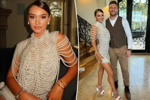 Kristin Juszczyk dazzles in ‘Great Gatsby’-inspired dress DIYed from faux pearls from Amazon