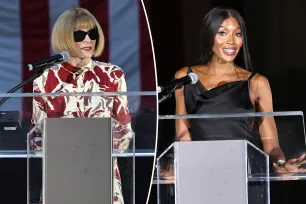 Annoyed Anna Wintour calls out Naomi Campbell for being late to NYC fashion awards, supermodel hits back during speech