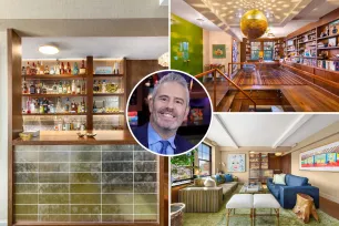 Inside Andy Cohen’s bespoke NYC duplex selling for $14M: Gold disco ball, custom bar and more