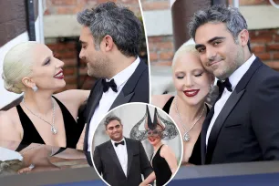 Lady Gaga cozies up to fiancé Michael Polansky on sweet boat ride to Venice Film Festival