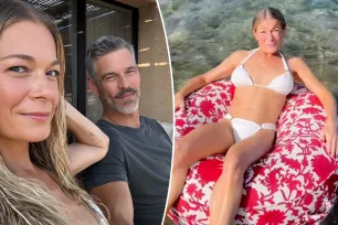 LeAnn Rimes soaks up the sun in tiny white bikini on birthday vacation with husband Eddie Cibrian