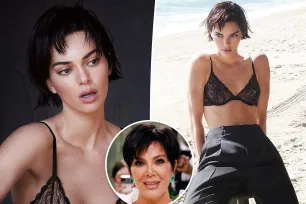 Kendall Jenner is mirror image of mom Kris with super-short hair in Calvin Klein campaign: ‘Twins’