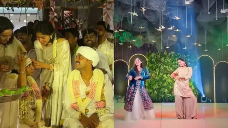 Sai Pallavi dances her heart out at sister Pooja Kannan’s wedding; helps her perform rituals. Watch