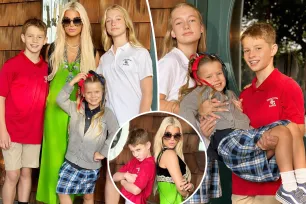 Jessica Simpson sends her 3 kids back to school in sweet family snaps