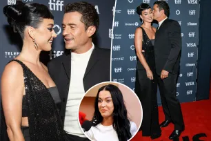 Katy Perry and Orlando Bloom show red carpet PDA after her sex act confession