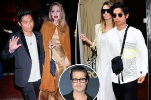 Angelina Jolie and Brad Pitt’s son Pax seen with arm cast in first sighting since traumatic e-bike crash