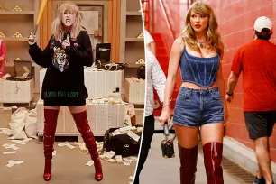 Did Taylor Swift drop a ‘Reputation’ Easter egg with red boots at Chiefs’ season opener?