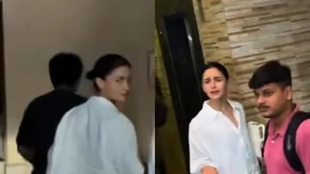 Alia Bhatt loses her cool at paparazzi as they follow her inside her building: ‘Kya kar rahe ho? Private space hai’