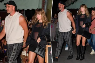 Travis Kelce and Taylor Swift hold hands on date night in Brooklyn after Chiefs win