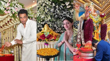 Ganesh Chaturthi: Ananya Panday, Ankita Lokhande bring Ganapati home; Kartik Aaryan visits Lalbaugcha Raja. See pics and videos