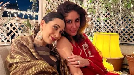 Karisma Kapoor recalls when Kareena Kapoor spoke to her while ‘hanging upside down’ on the sets of Tashan: ‘That is the kind of love we share’