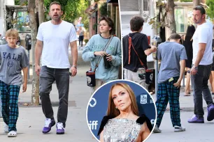 Ben Affleck enjoys lunch with kids Samuel and Seraphina in LA, avoids awkward run-in with Jennifer Lopez at TIFF