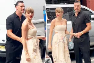 Travis Kelce and Taylor Swift attend model Karen Elson’s wedding at NYC’s Electric Lady Studios