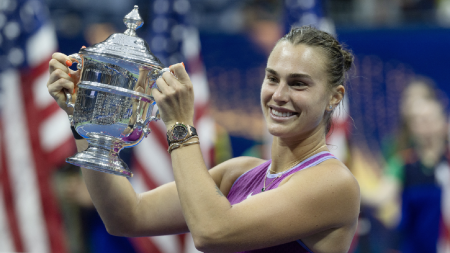 Aryna Sabalenka, channels her easy power to win US Open beating Jessica Pegula 7-5, 7-5