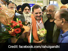 "Truly Delighted": Rahul Gandhi Gets Warm Welcome In US