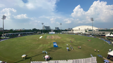 ‘Afghanistan stadiums have better facilities than this one’: Controversy over state of Greater Noida Sports Complex Stadium