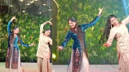 Sai Pallavi dances to ‘Apsara Aali’ and ‘Zingaat’ at her sister’s sangeet ceremony, fans say ‘Nobody can match her energy’. Watch