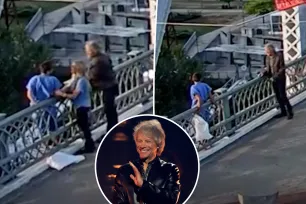 Jon Bon Jovi stops woman from jumping off Nashville bridge in heart-wrenching video