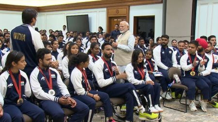 Watch: Prime Minister Narendra Modi meets Paralympic athletes after historic 29-medal campaign in Paris