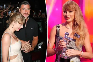 Travis Kelce reacts to Taylor Swift’s VMAs 2024 speech thanking ‘magic’ boyfriend