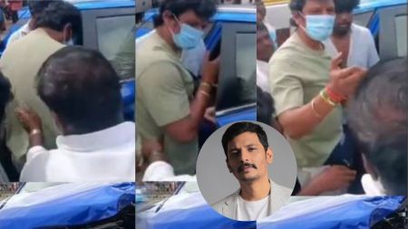 Angry Jiiva scolds fan for repeatedly touching him moments after road accident. Watch