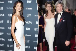 Kaia Gerber re-creates mom Cindy Crawford’s white-hot 1993 Oscars look at ‘Shell’ TIFF premiere