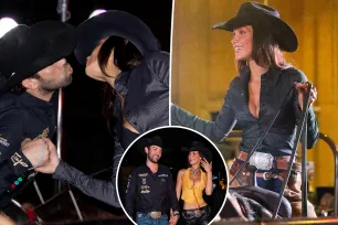 Bella Hadid and boyfriend Adan Banuelos shut down street on horseback for NYFW event