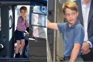 Prince George, 11, takes first flying lesson as ‘relaxed’ William and Kate Middleton cheer him on: report