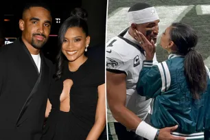 Eagles quarterback Jalen Hurts and Bry Burrows confirm engagement after sparking rumors with diamond ring