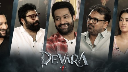 Sandeep Reddy Vanga asks Saif Ali Khan if his character dies in Devara Part 1; Jr NTR, Koratala Siva joke about Animal’s runtime. Watch