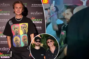 Scott Disick keeps low profile at rare club appearance with Kardashian BFF Jonathan Cheban