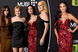 Demi Moore sparkles at ‘The Substance’ premiere with daughters Rumer, Scout and Tallulah Willis